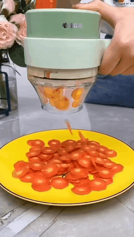 4 in 1 Portable Electric Vegetable Cutter Set