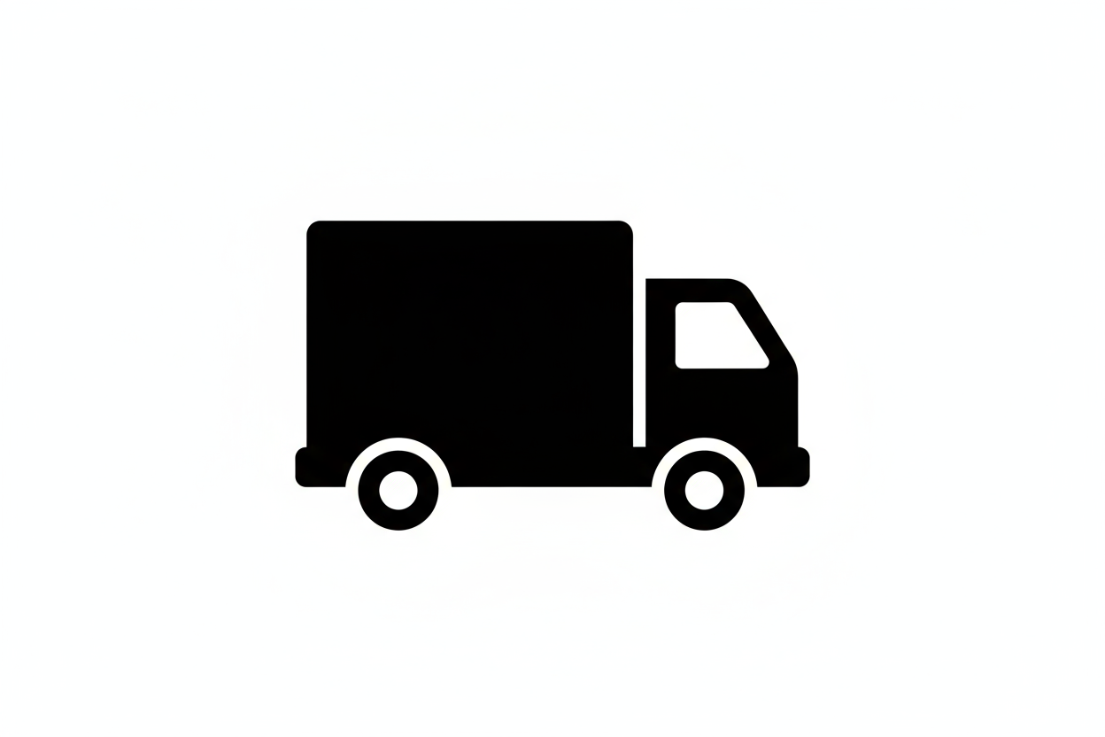 shipping truck symbol